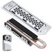GRAUGEAR HeatPipe koellichaam voor M.2 NVMe SSD (2280), PS5 Pro en PS5 Slim, voor Playstation geheugenuitbreiding, met stofdichte afdekking