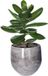Mica Decorations Plantenpot/bloempot terracotta - grijs - D33 x H31 cm - binnen