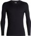 Icebreaker 200 Oasis LS Crewe Homme Sous-vêtement Noir XS