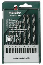 Metabo 627193000 8-delige steenborenset in cassette
