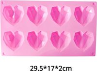 CHPN - Siliconen Hartjes Chocoladevorm - Roze