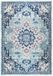 Safavieh Boho tapijt voor woonkamer, eetkamer, slaapkamer - Madison Collection, laagpolig, in groenblauw en marineblauw, 91 x 152 cm