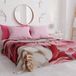 PETTI Artigiani Italiani - Sprei voor tweepersoonsbed, lente en zomer, lichte deken voor tweepersoonsbed, laken, origami, 100% Made in Italy