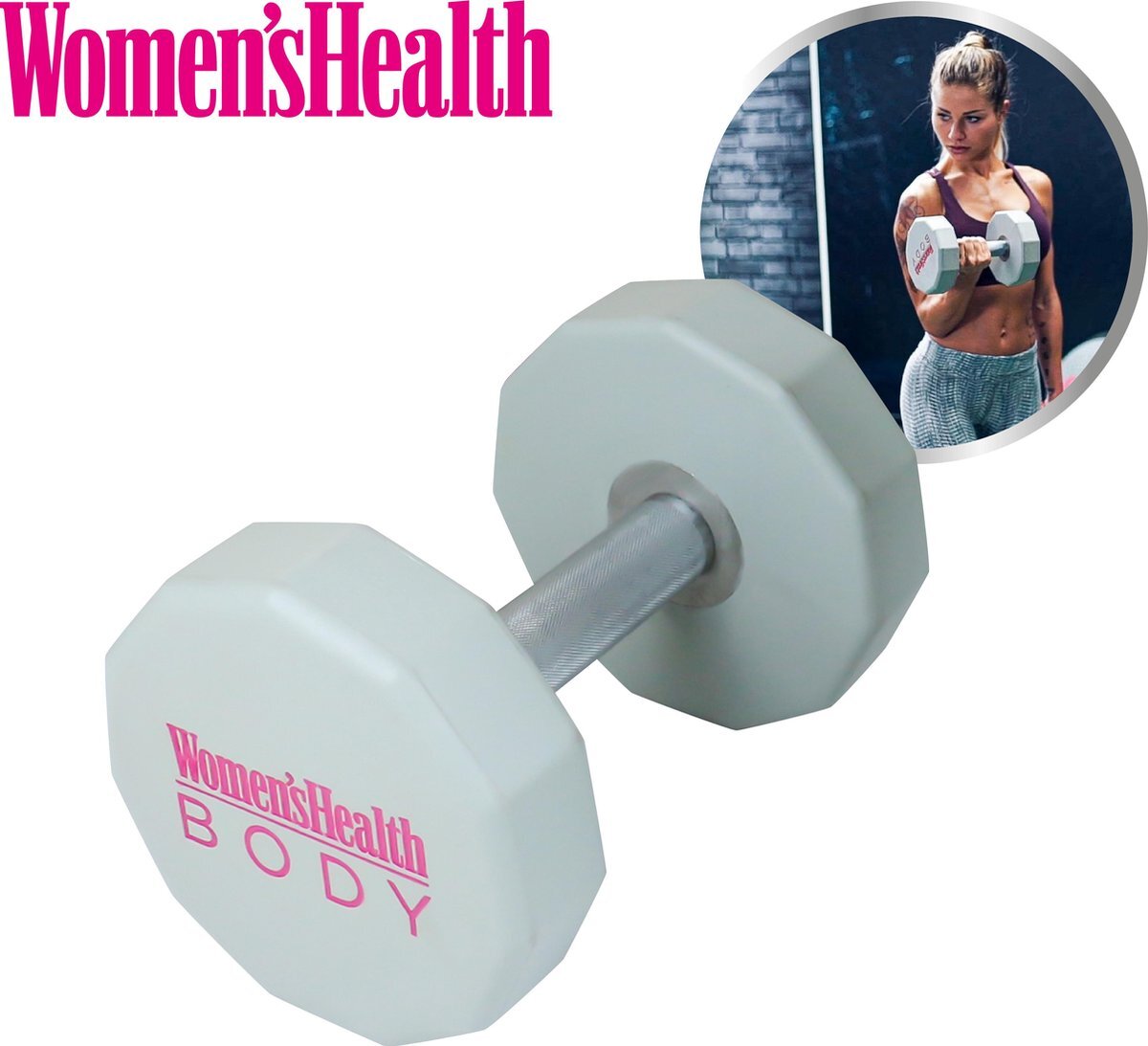 Women's Health Urethane Dumbbell 5 kg - fitnessaccessoires - Home Fitness