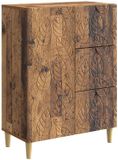 vidaXL Dressoir Oud hout 66 x 34,5 x 90 cm Bewerkt hout