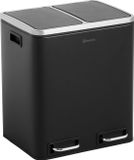 Homra BLINQ Duo Pedaalemmer 30 Liter Zwart