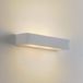 Lindby - wandlamp - 2lichts - Gips, metaal, glas - H: 6 cm - E14 - wit