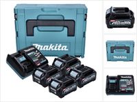Makita Kit d'alimentation 4x batterie 40 V max. 2,5 Ah XGT + chargeur DC 40 RA + Makpac