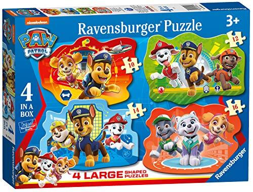 Ravensburger 3028 Paw Patrol 4 grote puzzels (10, 12, 14, 16 stuks).