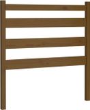 vidaXL Hoofdbord 81x4x100 cm massief grenenhout honingbruin