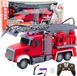 LEAN TOYS Camion de pompiers avec fonction de jet d'eau à flèche 1:24