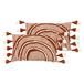 furn. Regenboog Tuft Polyester Gevulde Kussens Twin Pack
