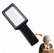 Icecat Loupe avec lumière, grossissement 15x, lentille en verre, dimmable, avec 3 modes de couleur