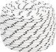 vidaXL Boottouw - Gevlochten - 14 mm x 25 m - Polyester - Wit