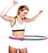 John Gym Hoelahoep - Fitnessring - Softgrip - Verstelbaar - Roze/Zwart - 95 cm