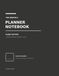 The Monthly Planner Notebook: 12-Month Undated Calendar + Blank Notes