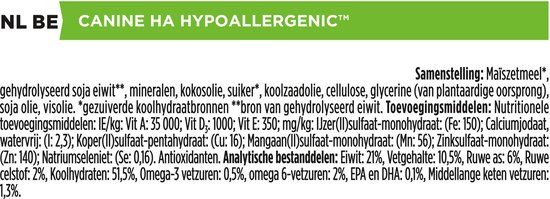 Purina Pro Plan Veterinary Diets Purina Pro Plan VD HA Hypoallergeen Hond - 2 x 11 kg