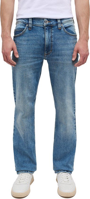 Mustang Tramper Straight Jeans - Men - Light Blue Denim - W52 / L32