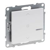 LEGRAND, SEANO met Netatmo rolluikschakelaar, bediening van 230 V rolluiken, montage in hollewanddoos, schroeven of spreidklauwen, incl. wip, Smart Home, kleur: ultrawit, 765638