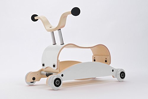 Wishbonebike Wishbone Mini FLIP Mix,Match 3-in-1 in de kleur Top wit, basis wit, wielen wit