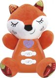 Tachan Vos Knuffeldier met Licht en Geluid - Oranje Knuffel - Inclusief Batterijen