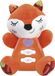 Tachan Vos Knuffeldier met Licht en Geluid - Oranje Knuffel - Inclusief Batterijen