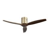 VoltShine DC-ventilator, 3 vleugels van eiken, 6 snelheden, met afstandsbediening en timer, ideaal voor airconditioning en comfort thuis.