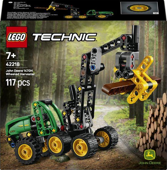 LEGO Technic John Deere 1470H Houtoogstmachine - Modelbouwspeelgoed - 42218