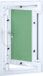 vidaXL Access Panel Green and Silver 20 x 35 cm Aluminium and Plasterboard