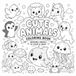 Cute Animals Coloring Book: Adorable Animals to Color & Smile!
