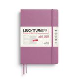 Leuchtturm1917 Agenda en Notitieboek 18 maanden 2026/2027 Harde kaft DUSTY ROSE A5 formaat Medium