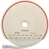FASTECH® T0101600000325 Klittenband Haakdeel Wit 25m x 16mm
