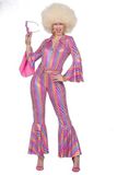 Wilbers & Wilbers Luxe Disco Jaren 70 Roze Regenboog - Vrouw