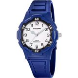 Calypso K5878/2 Polshorloge Unisex Blauw Wit Siliconen Analoog Quartz