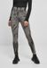 Urban Classics Cotton Tie Dye High Waist Legging - Vrouwen - M - Zwart/Grijs