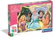 Clementoni - Puzzle pour enfants, 104 pièces, Supercolor, pour enfants à partir de 6 ans, image avec princesses Disney, idée cadeau, fabriqué en Italie, 38 x 27 cm, 25058