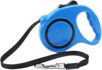 Laisse automatique pour chien, bleu, 3 mètres