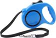 Laisse automatique pour chien, bleu, 3 mètres