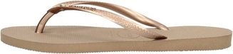 Havaianas SLIM CRYSTAL SW II Dames Slippers - Rosé - Maat 41/42 - Lente/Zomer 2024