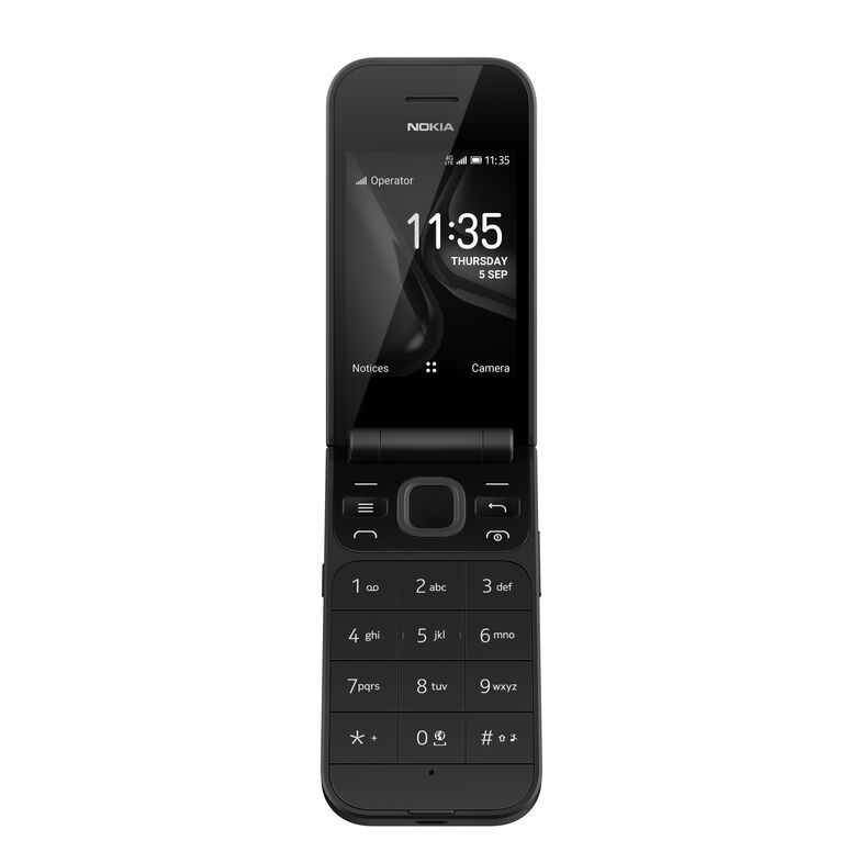Nokia 2720 Flip - Ocean Black - 2.8" Display - 4GB - Dual SIM