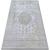 Rugsx - Tapis Acrylique Valencia 2328 Ornament Gris Claire / Moutarde Grey 80x150 cm