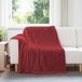 vidaXL Plaid Bordeaux Rood Fleece 200 x 150 cm