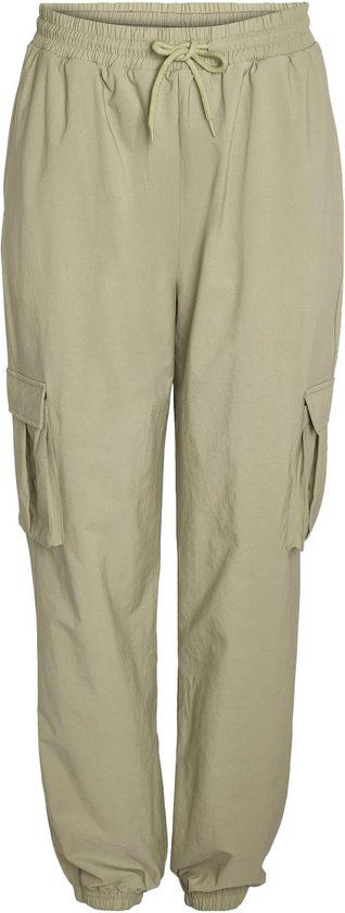 NOISY MAY NMKIRBY HW CARGO PANTS WVN NOOS Women's Trousers - Size XL - Sage