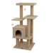 Dehner Favoriete kattenkrabpaal Nele, ca. 122 x 50 x 50 cm, jute, beige