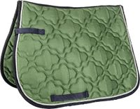 HKM Zadeldek - Equestrian - groen/marineblauw Shetty