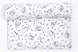 Ti TIN Musseline 100% katoen, zachte chiffon voor baby's met grijze katjes, kan als vouwdoek of laken worden gebruikt, zacht en absorberend, 120 x 120 cm