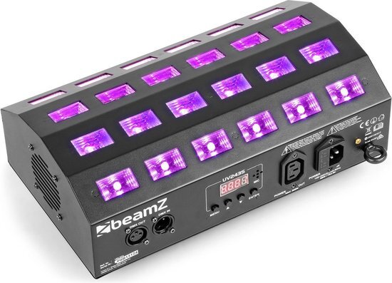 BeamZ BUV463 Blacklight UV stroboscoop met 24 LED s