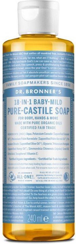 Dr. Bronner's - Vloeibare Zeep Baby Mild - 240ml