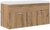 vidaXL Badkamerkast Artisan Eiken 100 x 38,5 x 46 cm