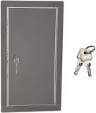 KOTARBAU® Inspectieklep, Inspectiedeur, Roestvrij Staal, 20x40 cm, Zilver, Toegangspaneel, Inspectieluik met Slot, en 2 Sleutels, Revisiedeur, voor Binnen en Buiten